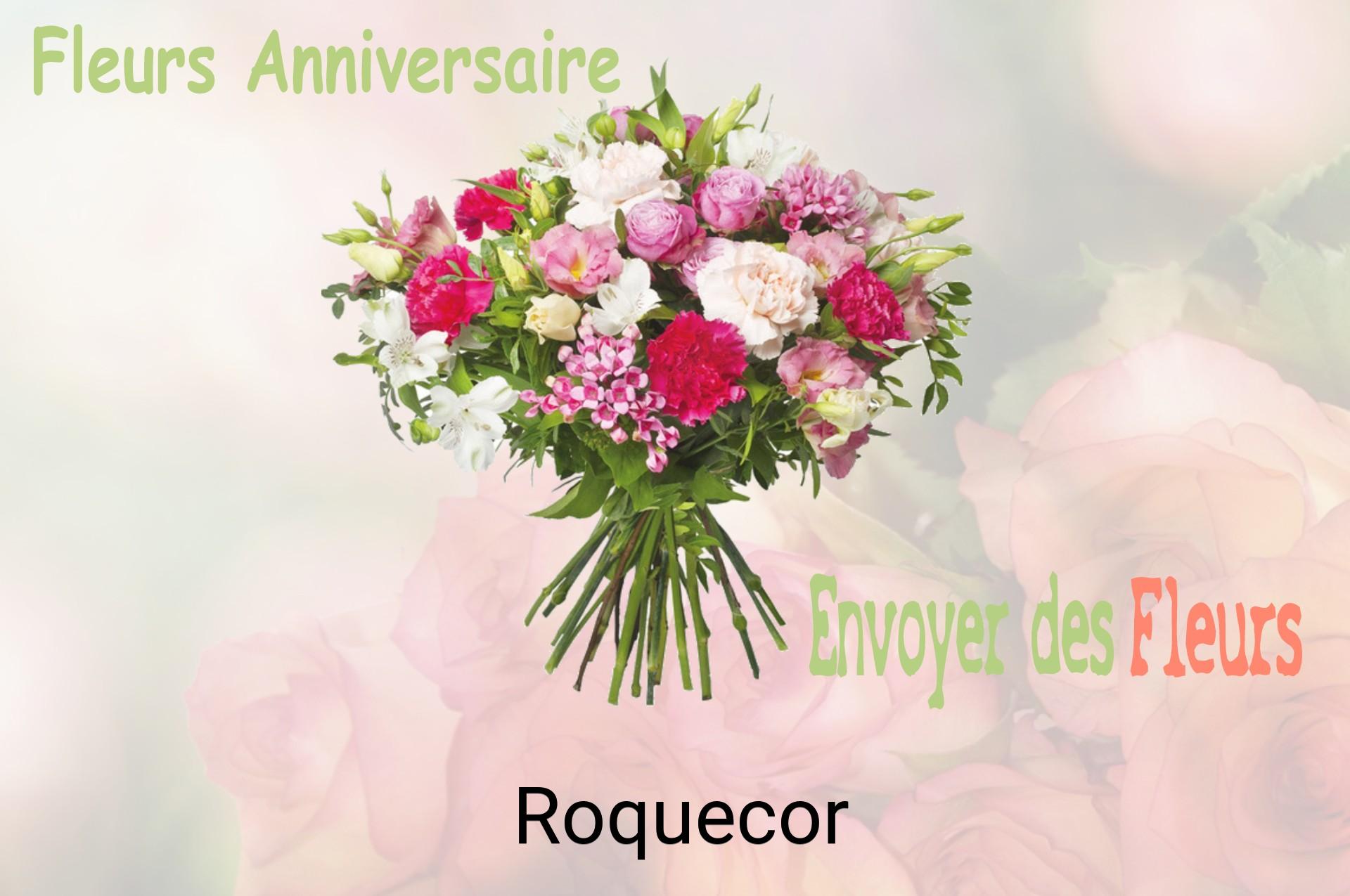 Bouquet de fleurs d’anniversaire livré à Roquecor
